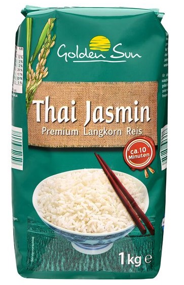 SUN Thai von Lidl Reis Jasmin GOLDEN